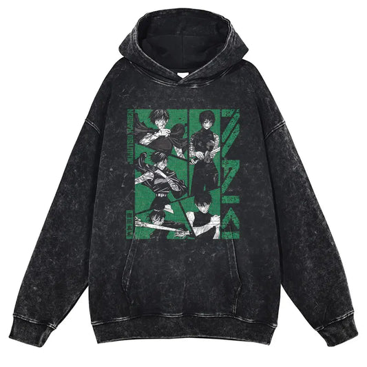 Grunge Anime Jujutsu Kaisen Hoodies