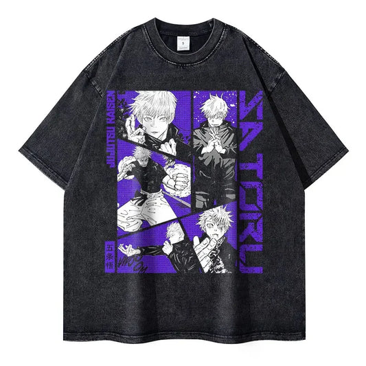 Grunge Anime Jujutsu Kaisen T-Shirts