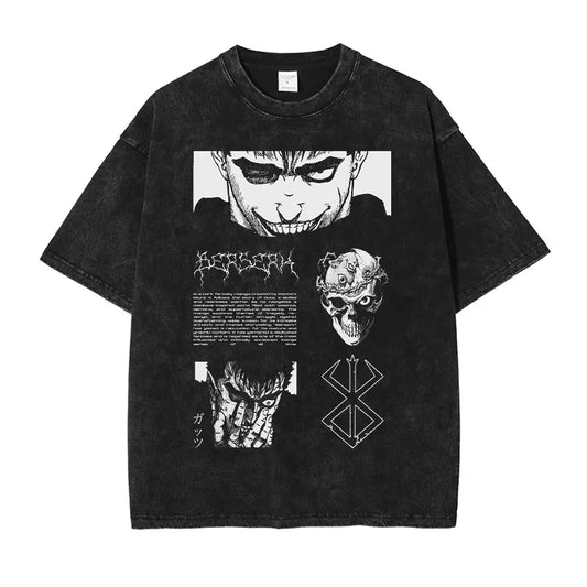 Grunge Anime Berserk T-Shirts