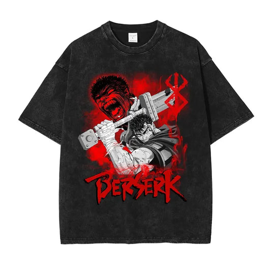 Grunge Anime Berserk T-Shirts