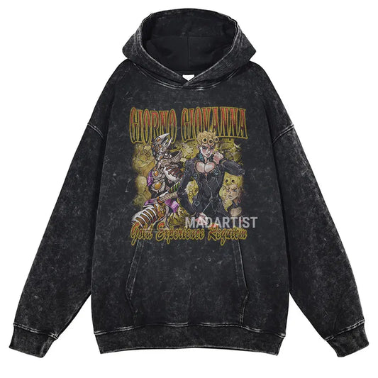 Grunge Anime JOJO Hoodies