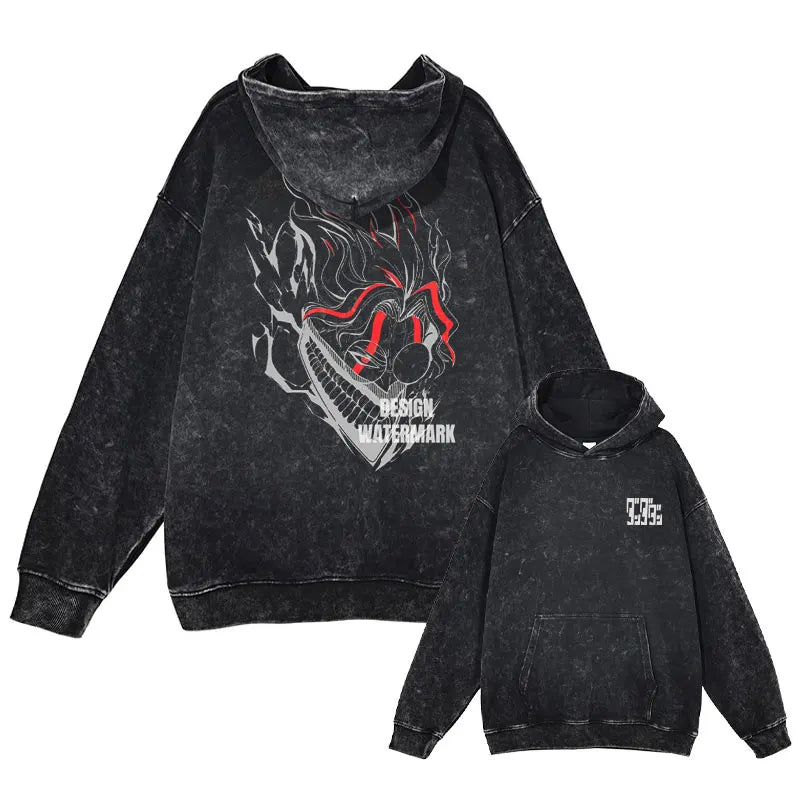 Grunge Anime Dandadan Hoodies