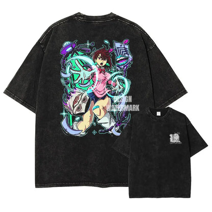 Grunge Anime Dandadan T-Shirts