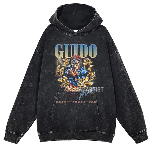 Grunge Anime JOJO Hoodies