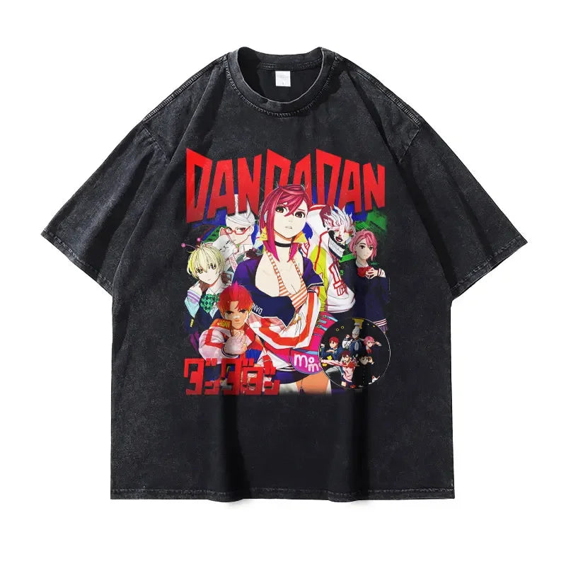 Grunge Anime Dandadan T-Shirts