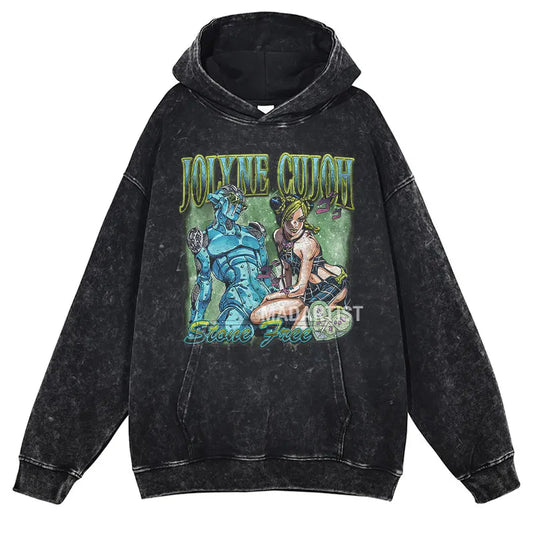 Grunge Anime JOJO Hoodies