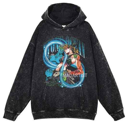 Grunge Anime JOJO Hoodies