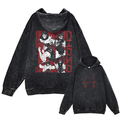 Grunge Anime Jujutsu Kaisen Hoodies