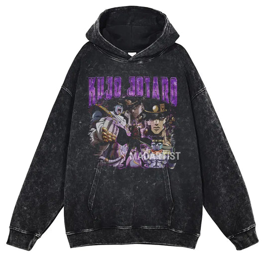 Grunge Anime JOJO Hoodies