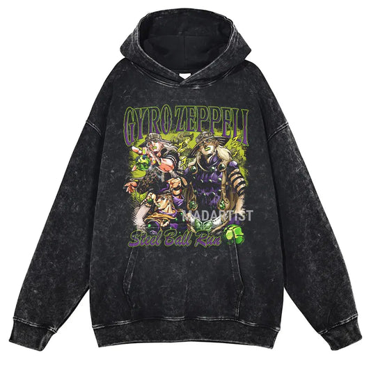 Grunge Anime JOJO Hoodies