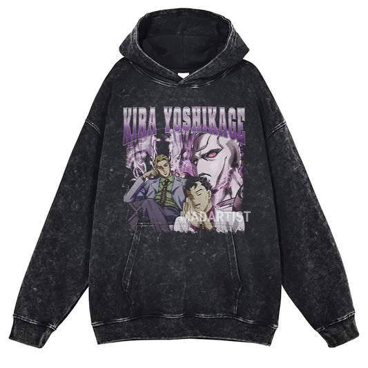 Grunge Anime JOJO Hoodies