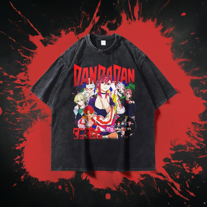 Grunge Anime Dandadan T-Shirts